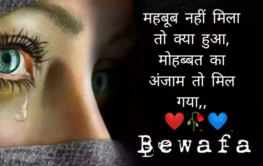 bewafa shayari image 1